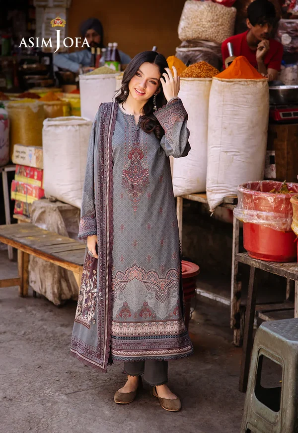 Asim Jofa Prints Latest Collection Unstitched 2024 AJBB-11