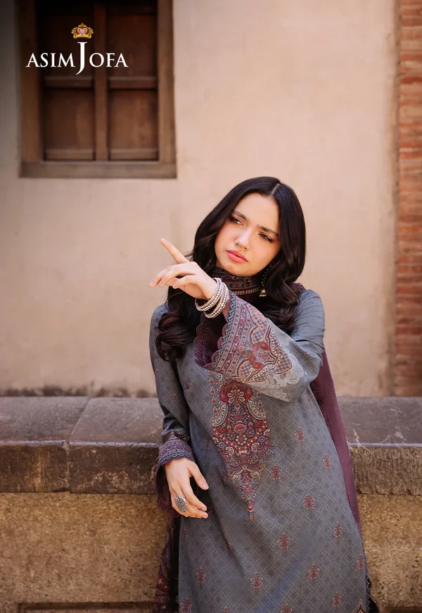 Asim Jofa Prints Latest Collection Unstitched 2024 AJBB-11 - Image 9