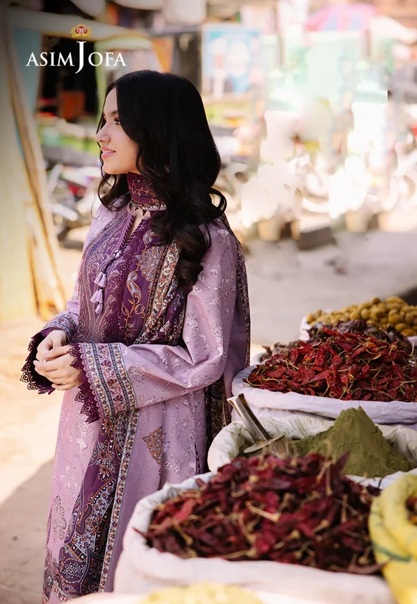Asim Jofa Prints Latest Collection Unstitched 2024 AJBB-12 - Image 4