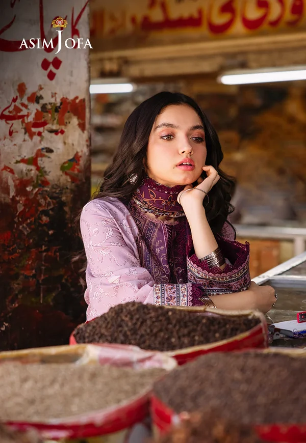 Asim Jofa Prints Latest Collection Unstitched 2024 AJBB-12 - Image 5