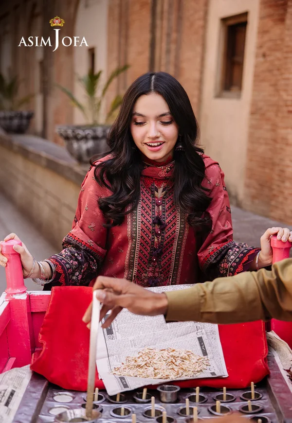 Asim Jofa Prints Latest Collection Unstitched 2024 AJBB-16 - Image 9