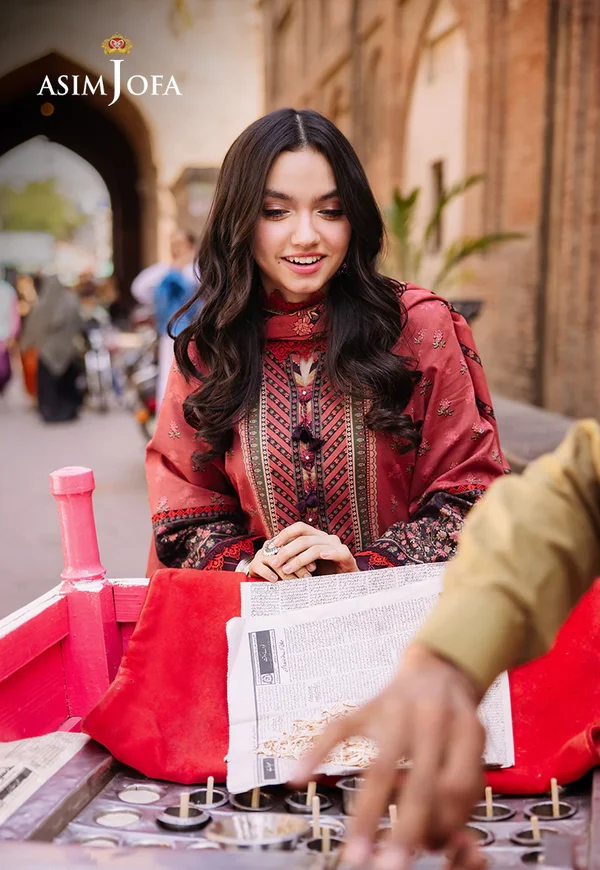 Asim Jofa Prints Latest Collection Unstitched 2024 AJBB-16 - Image 10
