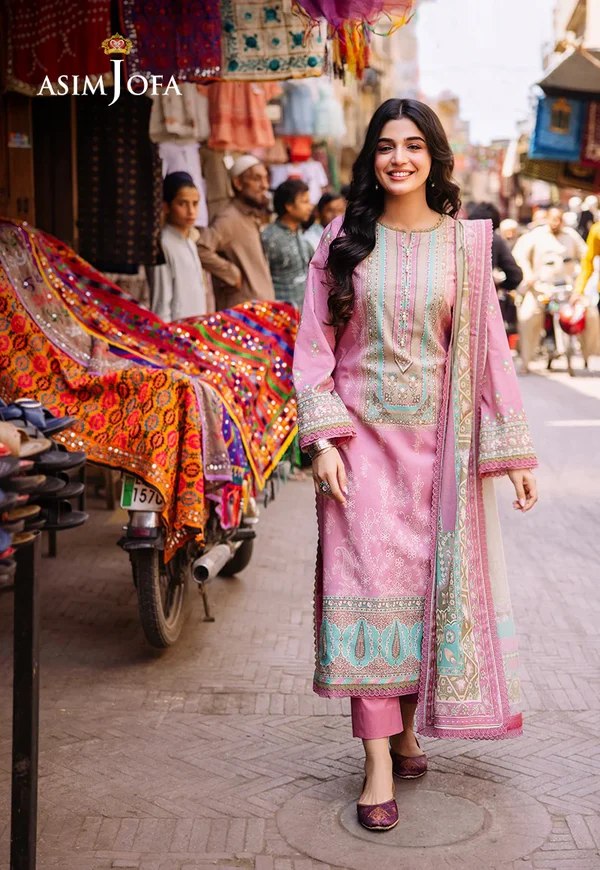 Asim Jofa Prints Latest Collection Unstitched 2024 AJBB-17
