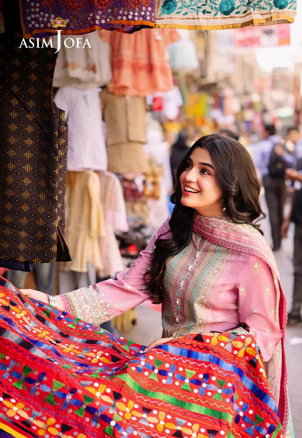 Asim Jofa Prints Latest Collection Unstitched 2024 AJBB-17 - Image 5