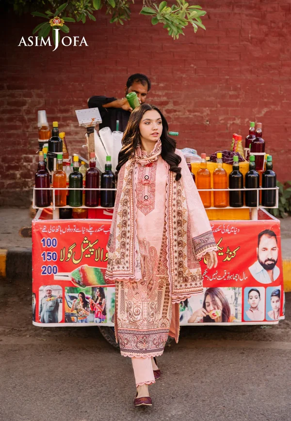 Asim Jofa Prints Latest Collection Unstitched 2024 AJBB-20 - Image 4