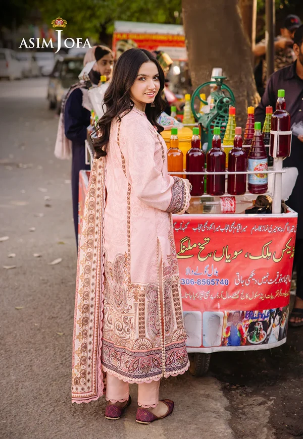 Asim Jofa Prints Latest Collection Unstitched 2024 AJBB-20 - Image 2