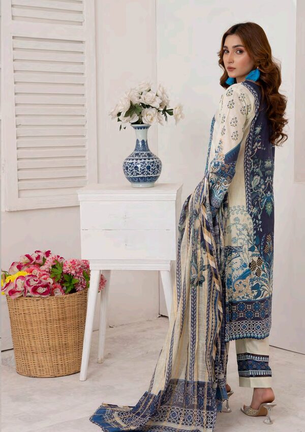Soni Dresses Luxury Embroidered Lawn Readymade Vol SD44-D3 - Image 2