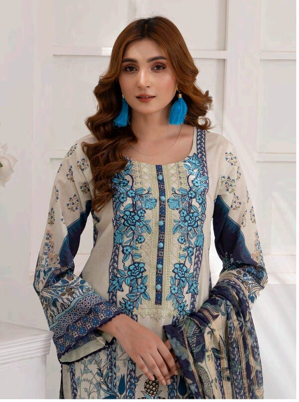 Soni Dresses Luxury Embroidered Lawn Readymade Vol SD44-D3 - Image 4