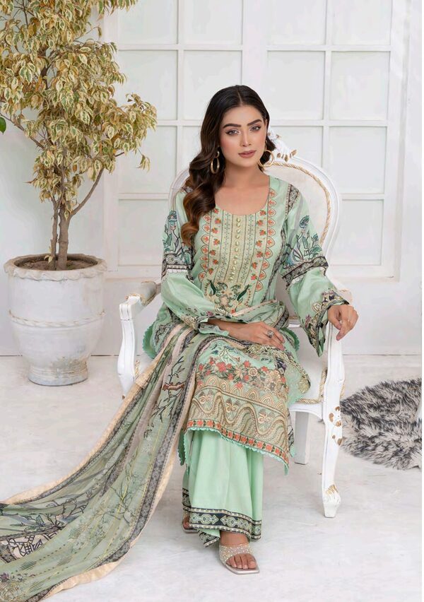 Soni Dresses Luxury Embroidered Lawn Readymade Vol SD44-D4 - Image 3