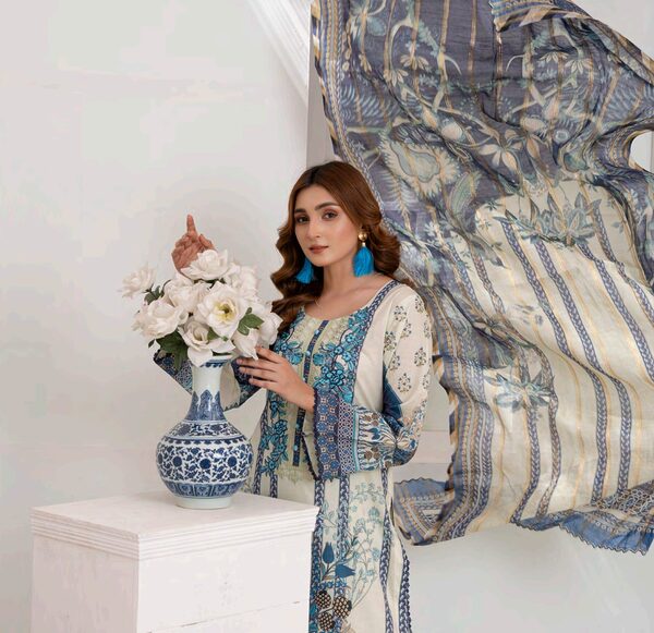 Soni Dresses Luxury Embroidered Lawn Readymade Vol SD44-D3 - Image 3