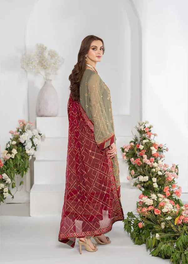 Strawberry Noor-e-Jahaan Luxury Festive Collection ST-V2-D2 - Image 3