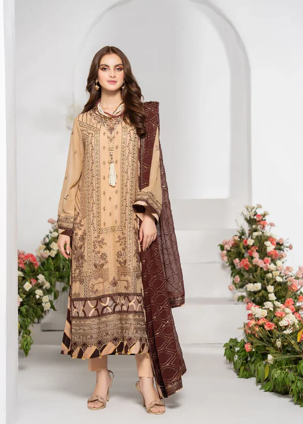 Strawberry Noor-e-Jahaan Luxury Festive Collection ST-V2-D3 - Image 2