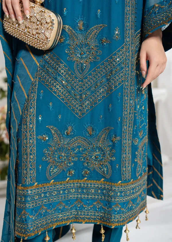 Strawberry Noor-e-Jahaan Luxury Festive Collection ST-V2-D4 - Image 7