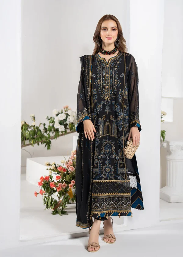Strawberry Noor-e-Jahaan Luxury Festive Collection ST-V2-D5 - Image 2