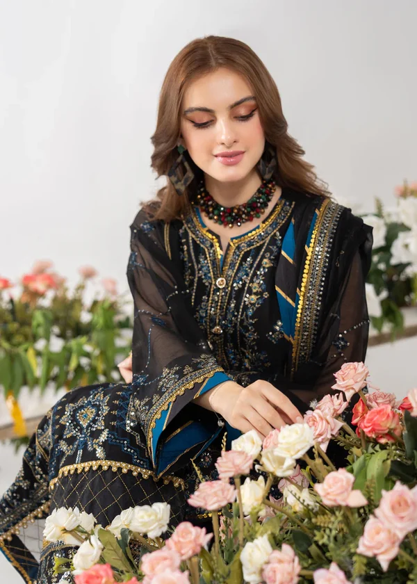 Strawberry Noor-e-Jahaan Luxury Festive Collection ST-V2-D5 - Image 5