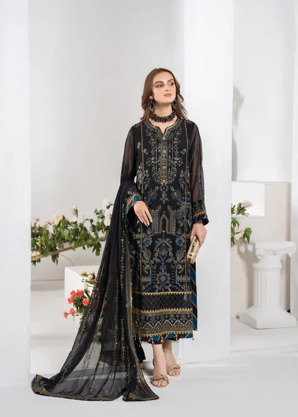 Strawberry Noor-e-Jahaan Luxury Festive Collection ST-V2-D5 - Image 6