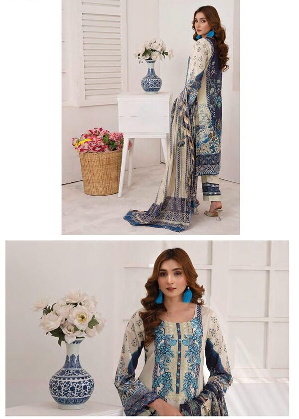 Soni Dresses Luxury Embroidered Lawn Readymade Vol SD44-D3 - Image 6