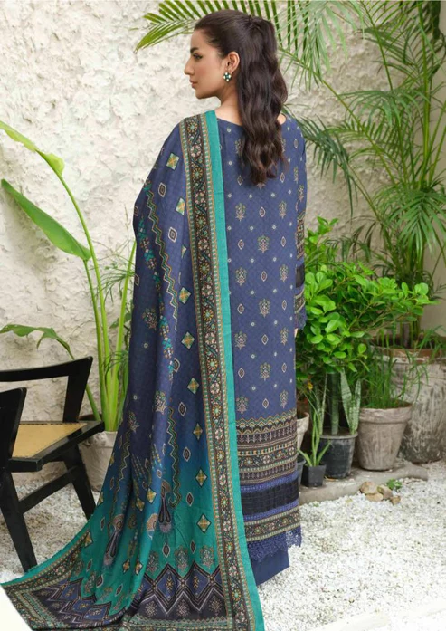 Johra Anmol Emb Dhanak Winter Collection Unstitched JH-180 - Image 2