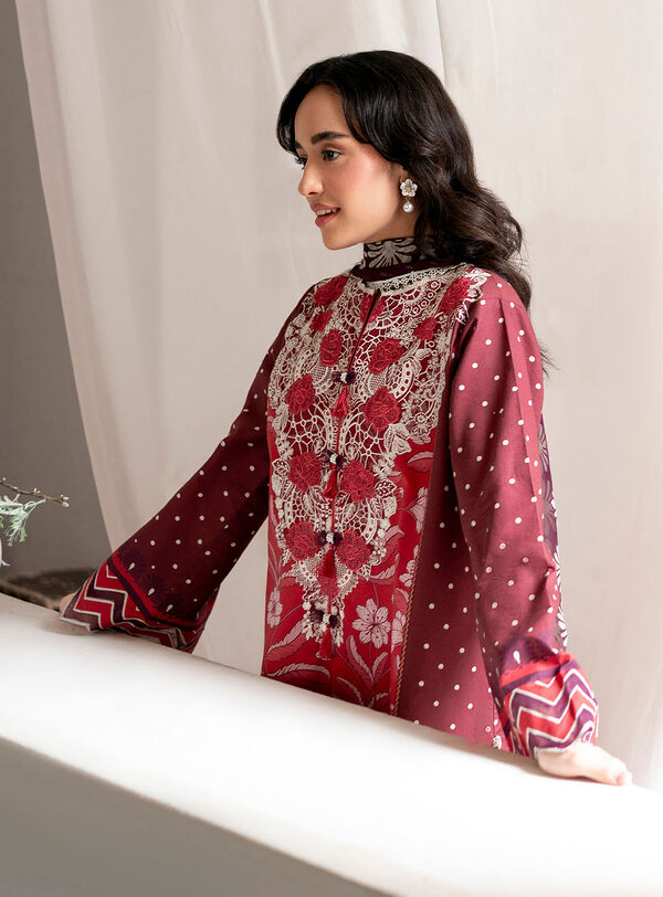 Nova- Roheenaz Selene Fall Cambric Collection Unstitched - Image 3