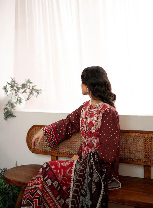 Nova- Roheenaz Selene Fall Cambric Collection Unstitched - Image 6