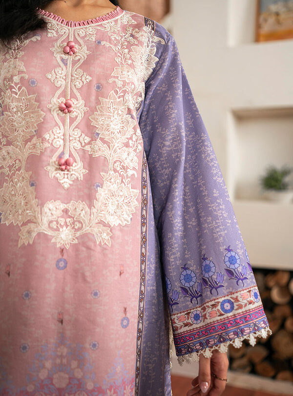 Sofia- Roheenaz Selene Fall 24 Cambric Collection Unstitched - Image 2