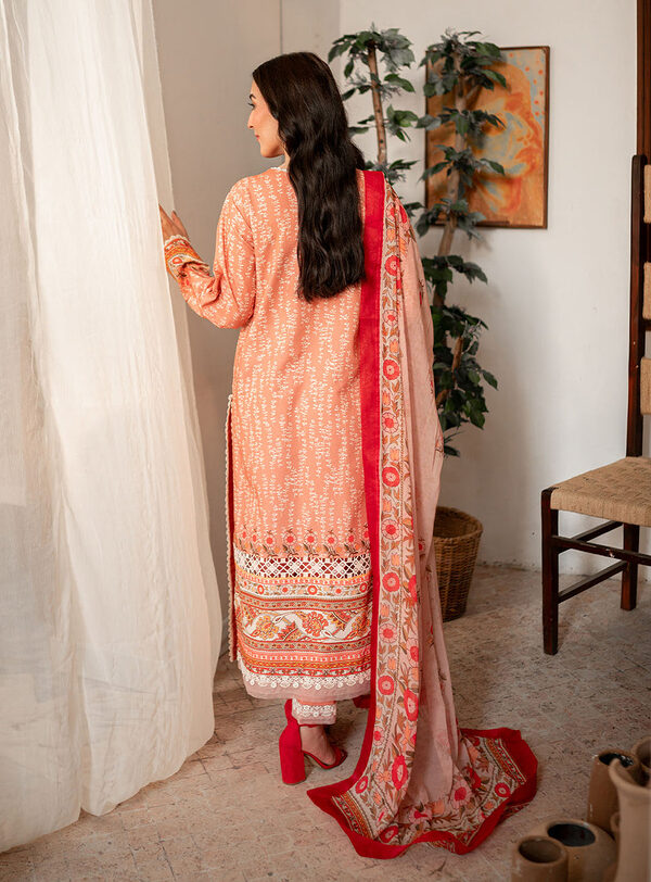 Ezra- Roheenaz Selene Fall Cambric Collection Unstitched - Image 6