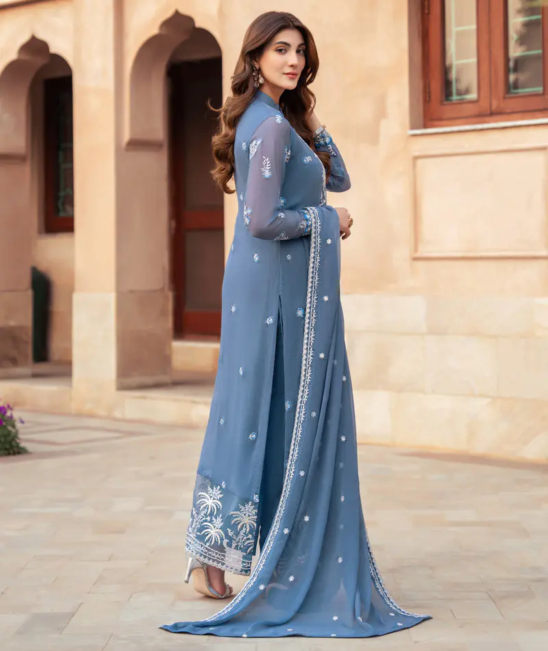 Merakish Luxury Sequins Embroidered Chiffon -Lina - Image 6