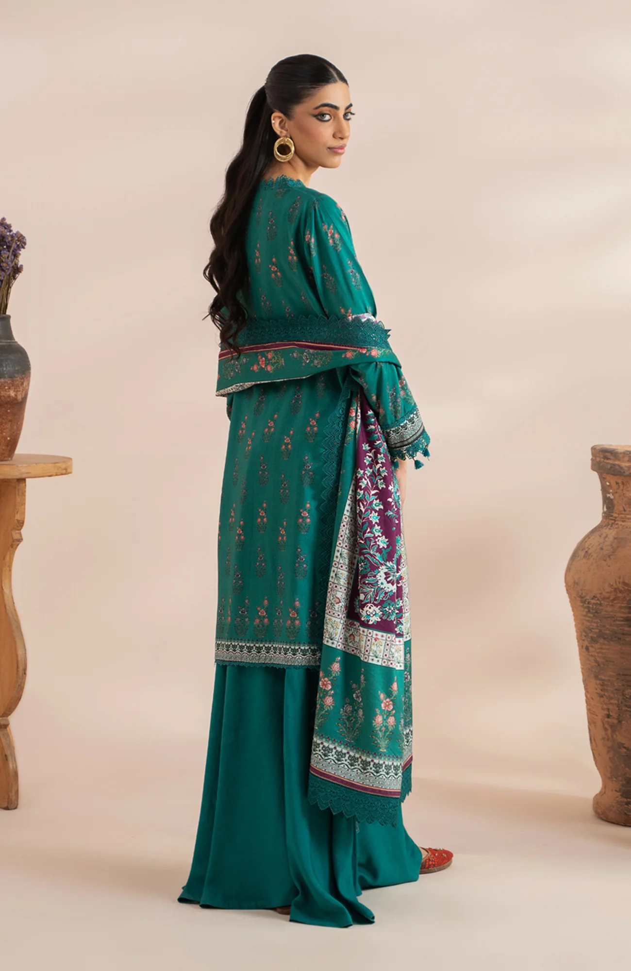 Mausummery Digital Print Linen Winter Unstitched-Alexandrite - Image 7