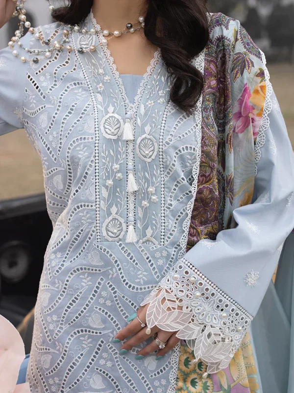 Faiza Faisal | Maya Luxury Lawn Collection | Anja - Image 10