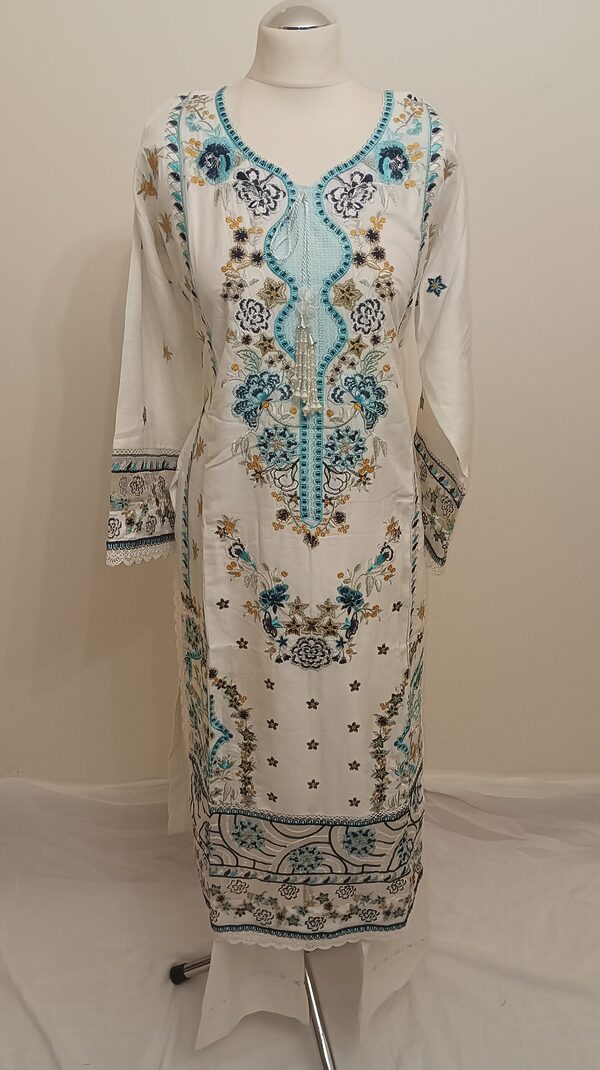 Luxury Embroidered Dhanak Readymade Suit UB-D2 - Image 10