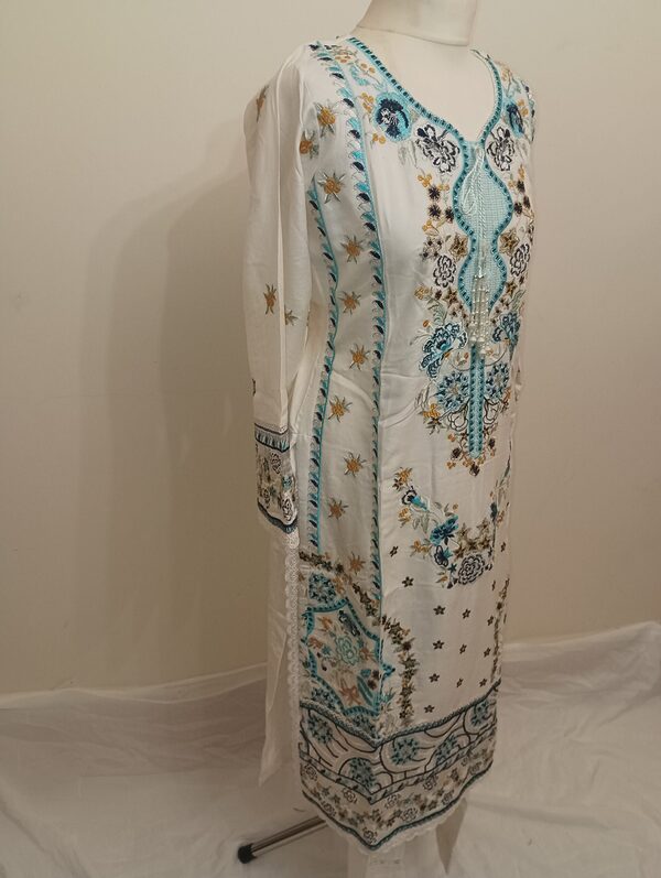 Luxury Embroidered Dhanak Readymade Suit UB-D2 - Image 12