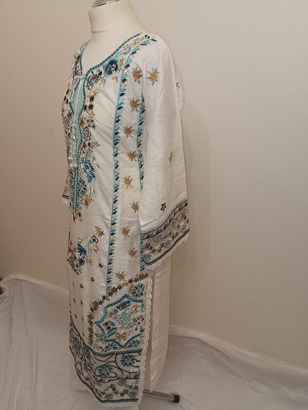 Luxury Embroidered Dhanak Readymade Suit UB-D2 - Image 13