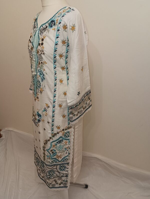 Luxury Embroidered Dhanak Readymade Suit UB-D2 - Image 14