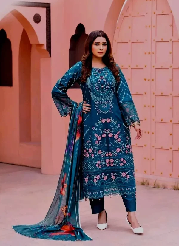 Luxury Embroidered Dhanak UB-D5 c