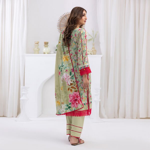 Salina by Regalia Textiles Self Jacquard Linen Unstitched D4 - Image 3