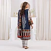 Salina by Regalia Textiles Self Jacquard Linen Unstitched D7 - Image 3