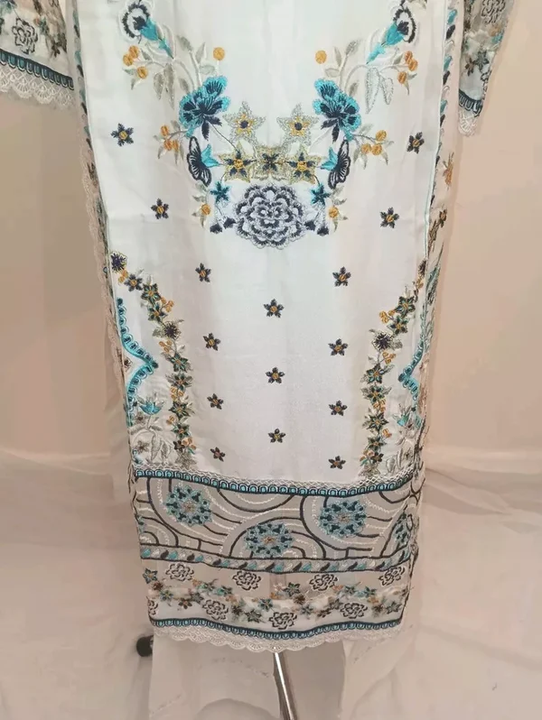 Luxury Embroidered Dhanak Readymade Suit UB-D2 - Image 7