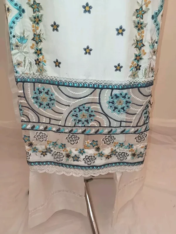 Luxury Embroidered Dhanak Readymade Suit UB-D2 - Image 6