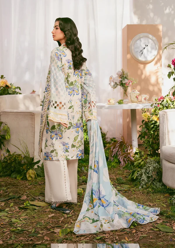 Elaf prints 25 EPS-6A IVORY PETALS 1