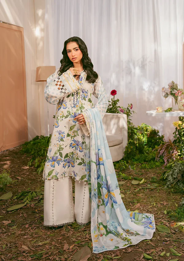 Elaf prints 25 EPS-6A IVORY PETALS 3