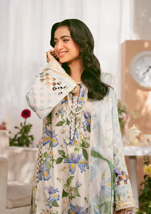 Elaf prints 25 EPS-6A IVORY PETALS 4