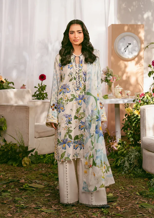 Elaf prints 25 EPS-6A IVORY PETALS 5