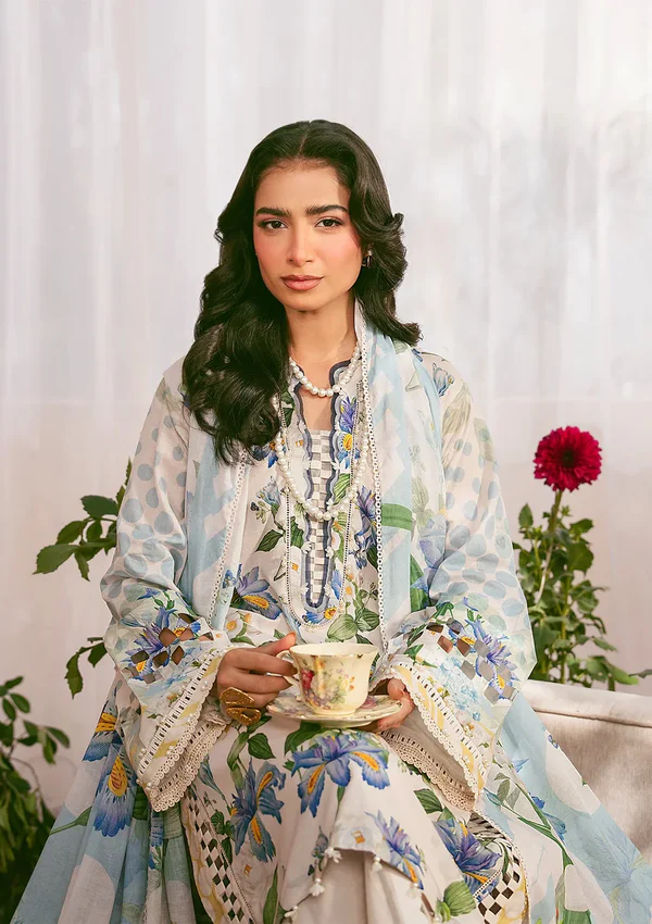 Elaf prints 25 EPS-6A IVORY PETALS 6