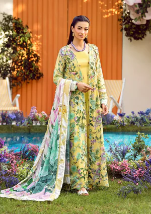 Elaf prints 25 EPS-7A DAISY FIELDS