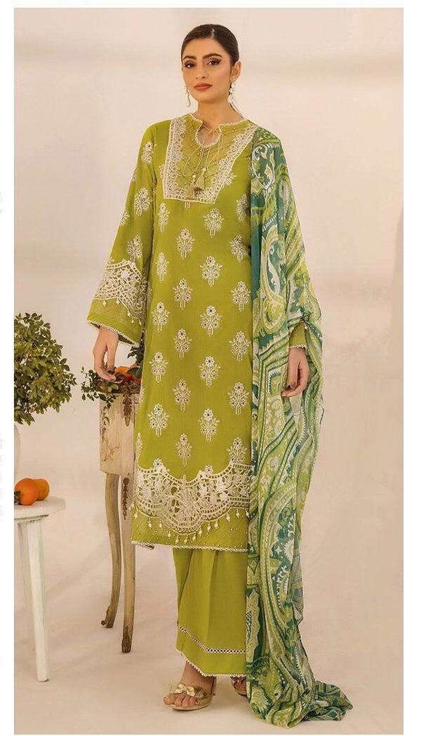 Adans Libas | Luxury Embroidered Chikankari Lawn | 4776 - Image 5