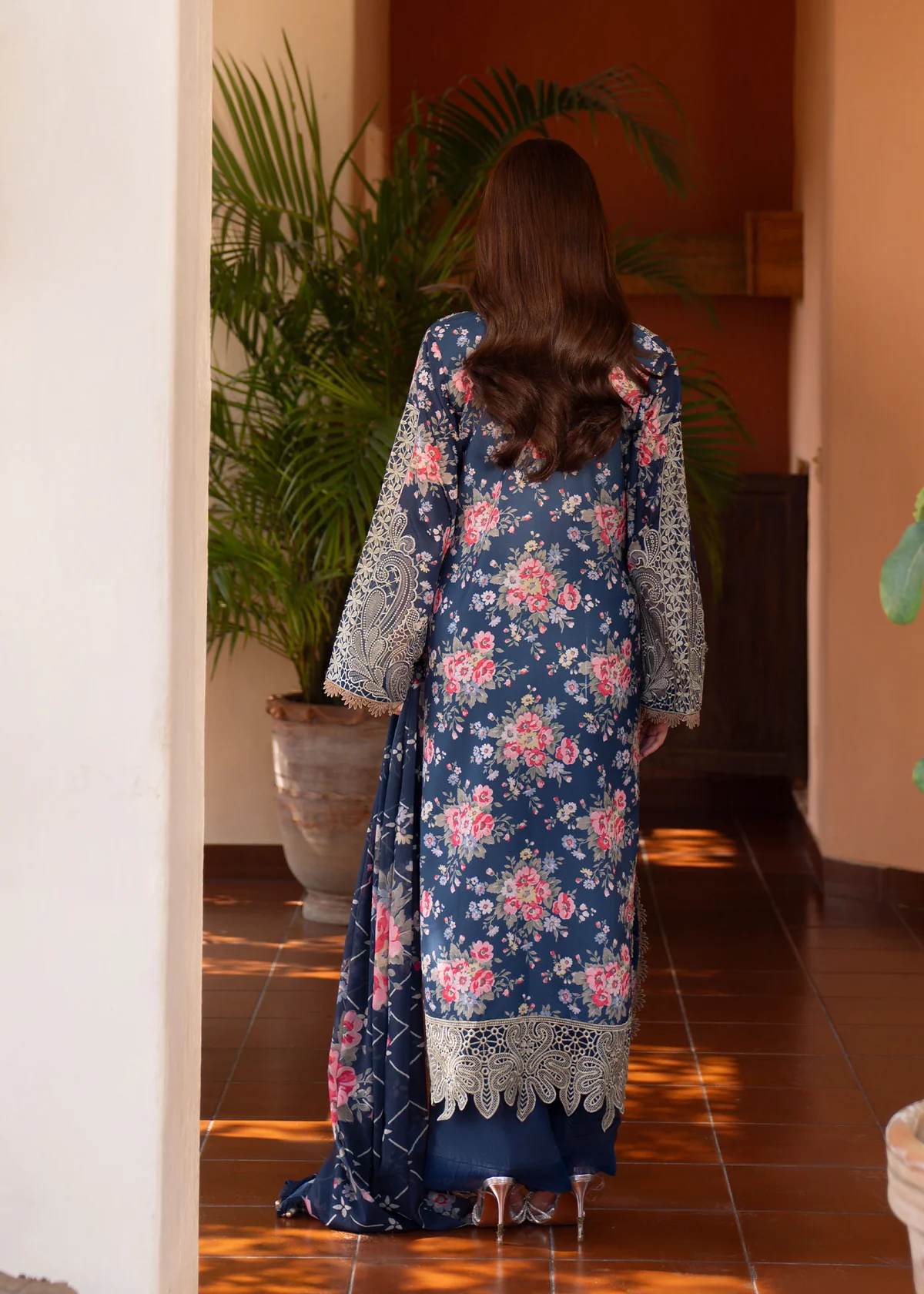 Myeesha | Lamhay Luxury Embroidered Lawn 25 | Zohra - Image 2