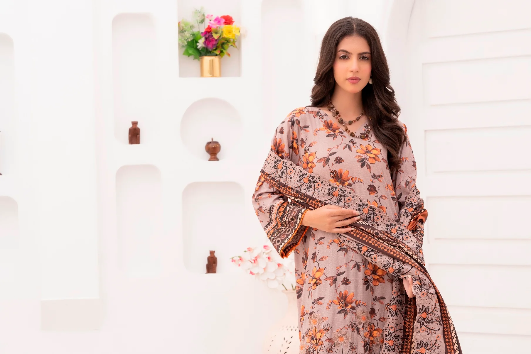 Lamisah Bin Naeem Staple Bana Dora Royal Embroidery D-03 - Image 5