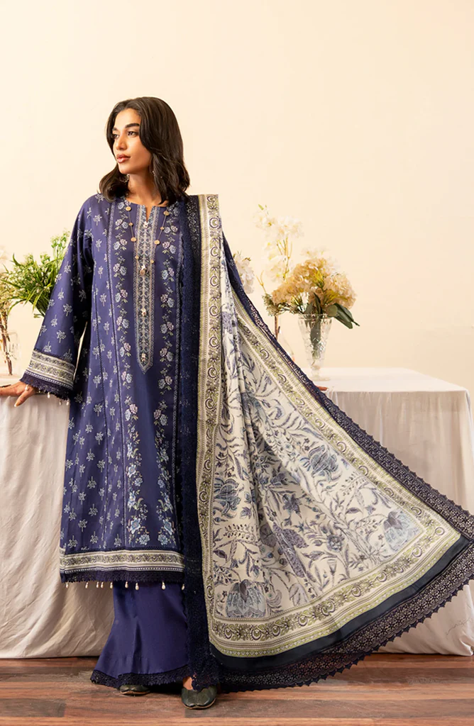 Mausummery khaddar Sapphire