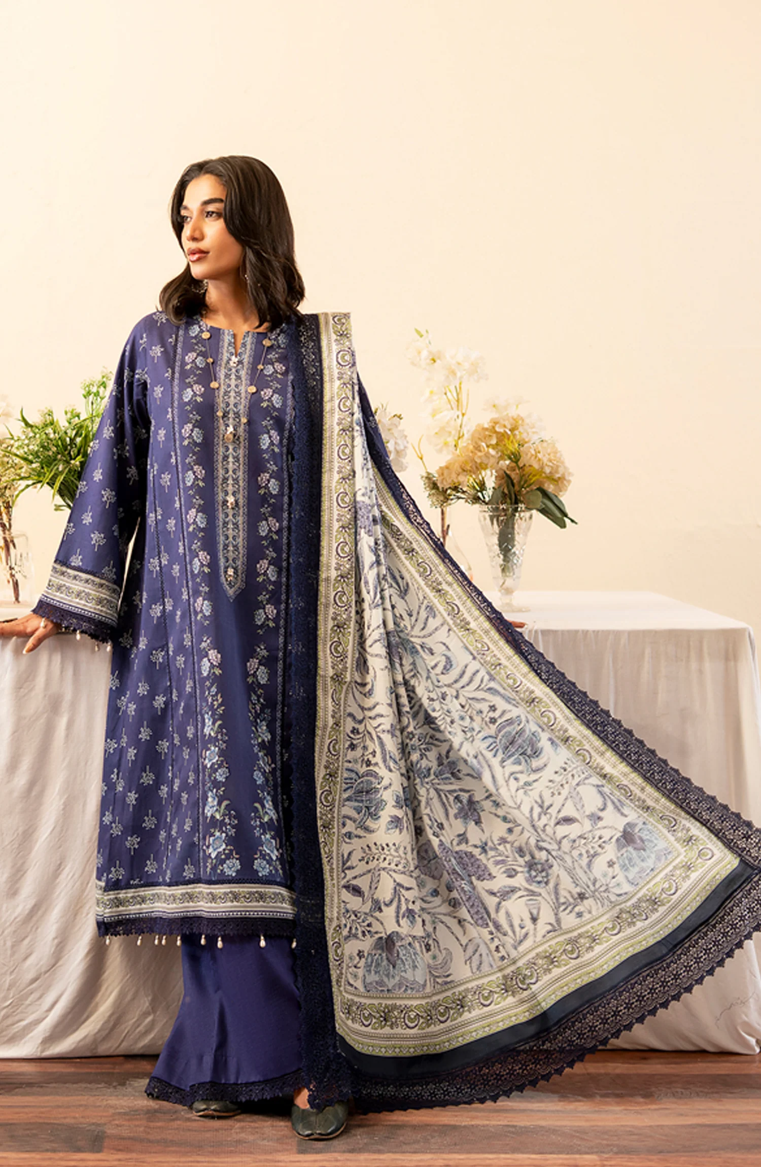 Mausummery khaddar Sapphire