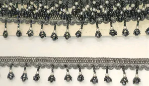 D20 dark grey black stone pearls 11